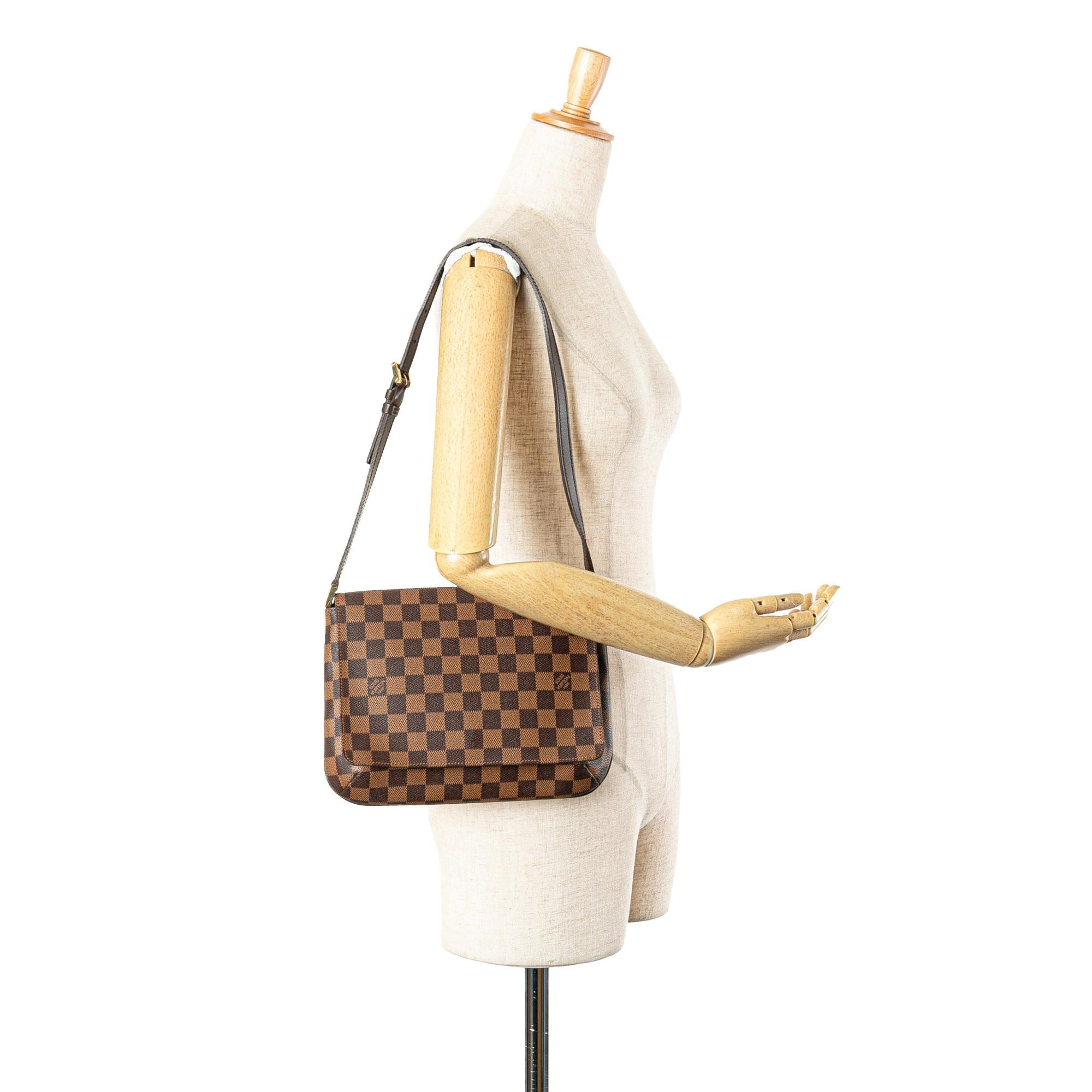 Louis Vuitton Damier Ebene Musette Tango Short Strap