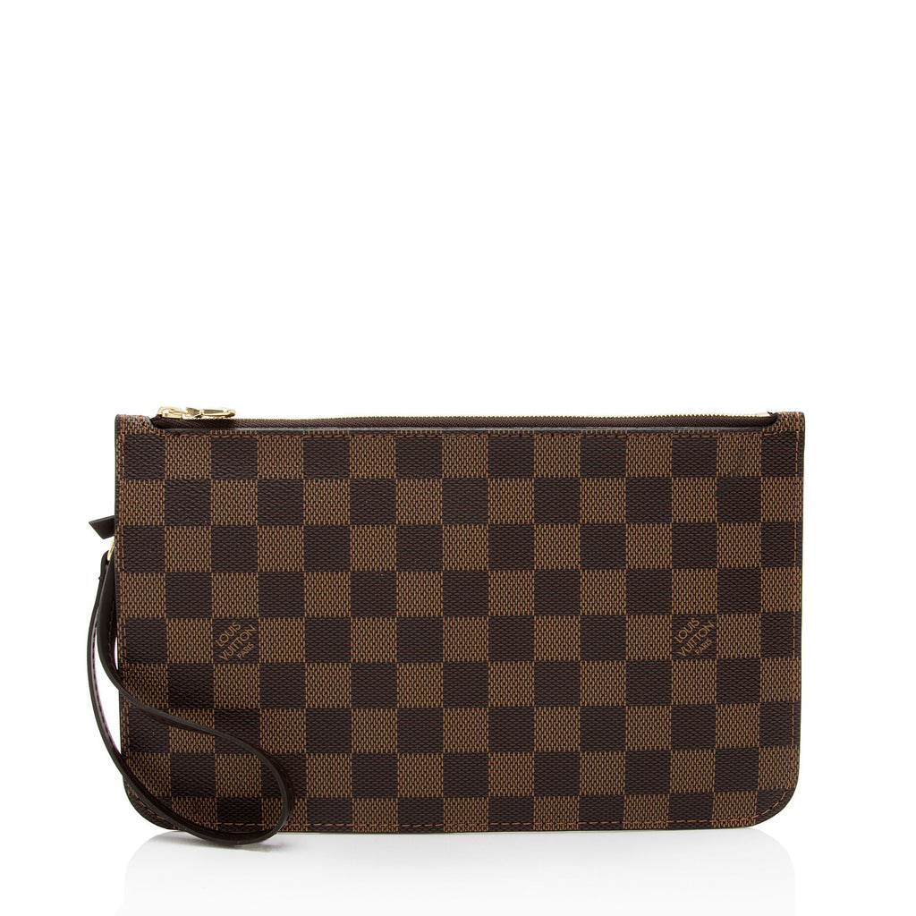 Louis Vuitton Damier Ebene Neverfull GM Pochette (SHF-BahZMt)