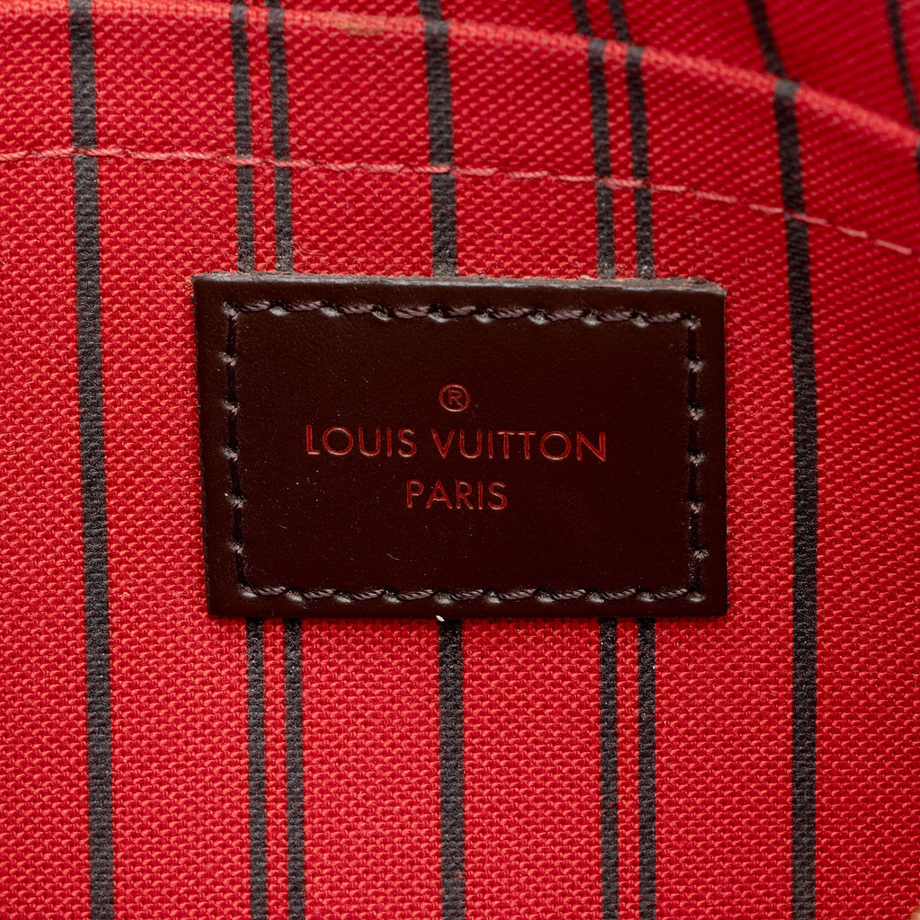 Louis Vuitton Damier Ebene Neverfull GM Pochette (SHF-0861pJ)