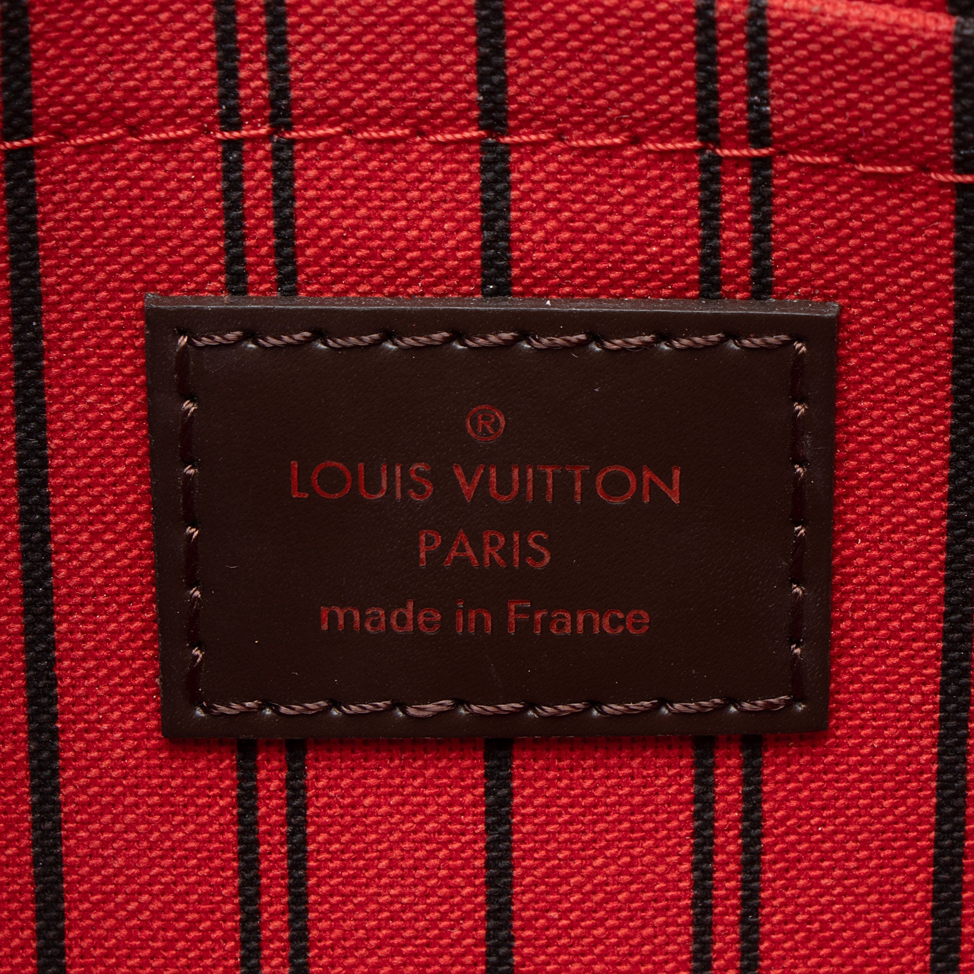 Louis Vuitton Damier Ebene Neverfull GM Pochette