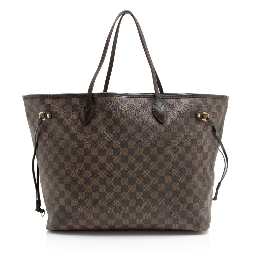 Louis Vuitton Damier Ebene Neverfull GM Tote (SHF-23ir92)