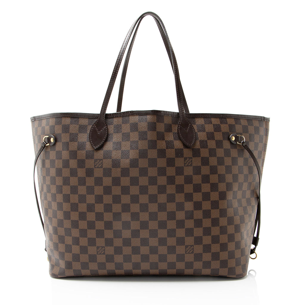 Louis Vuitton Damier Ebene Neverfull GM Tote