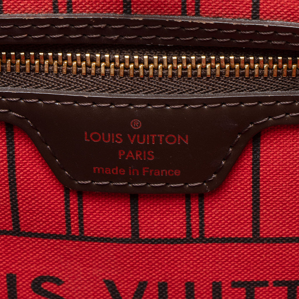 Louis Vuitton Damier Ebene Neverfull GM Tote