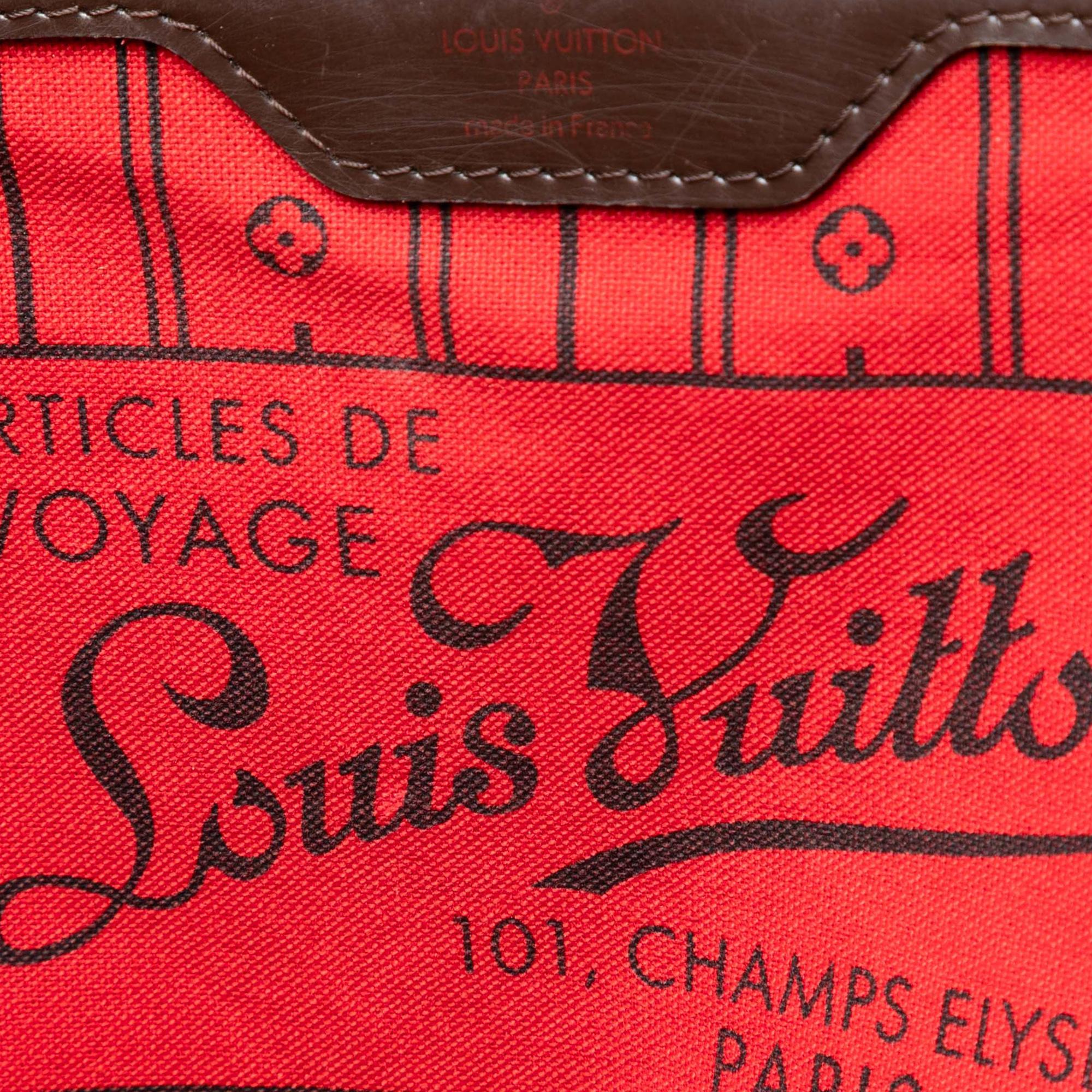 Louis Vuitton Damier Ebene Neverfull GM