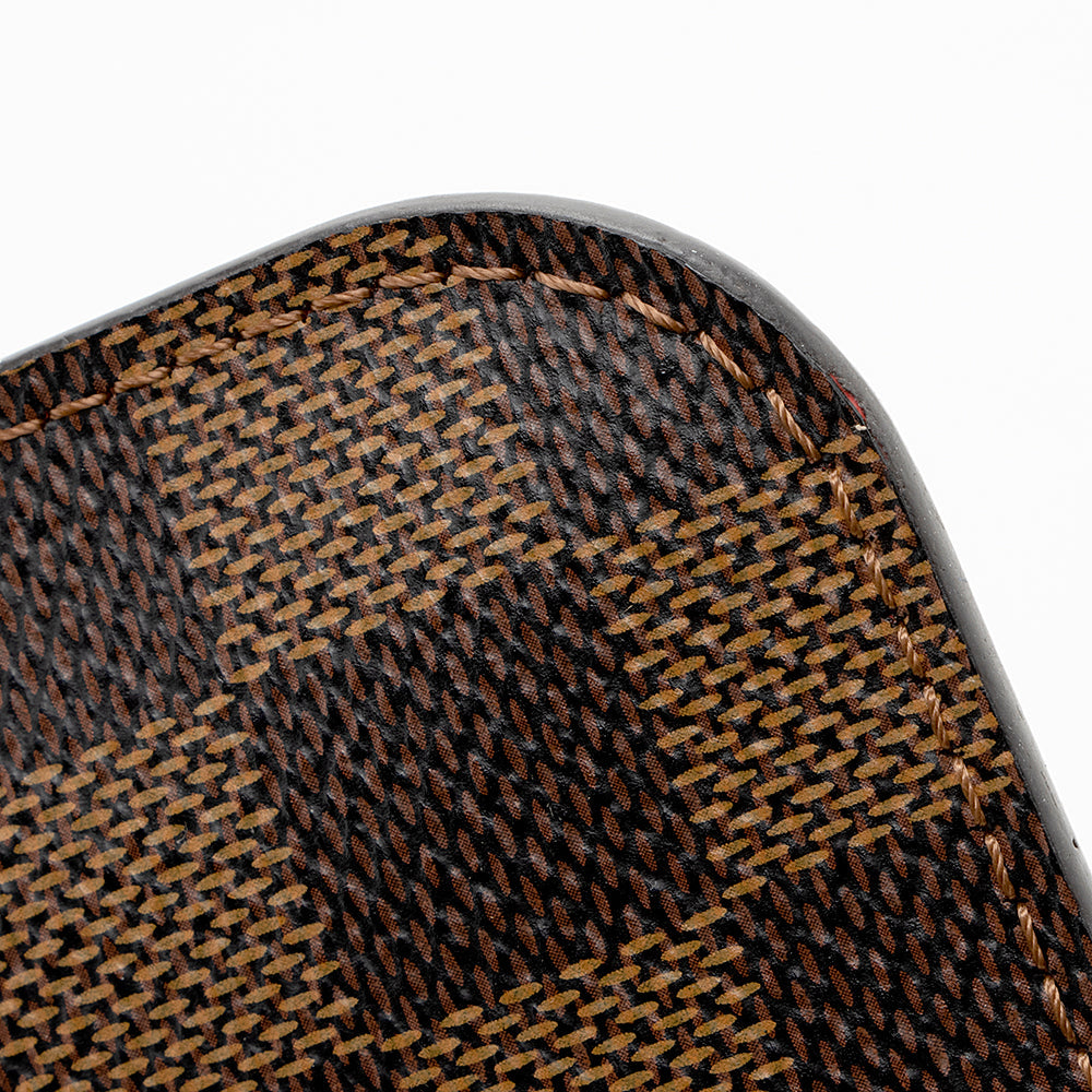 Louis Vuitton Damier Ebene Neverfull MM Pochette (SHF-18085)