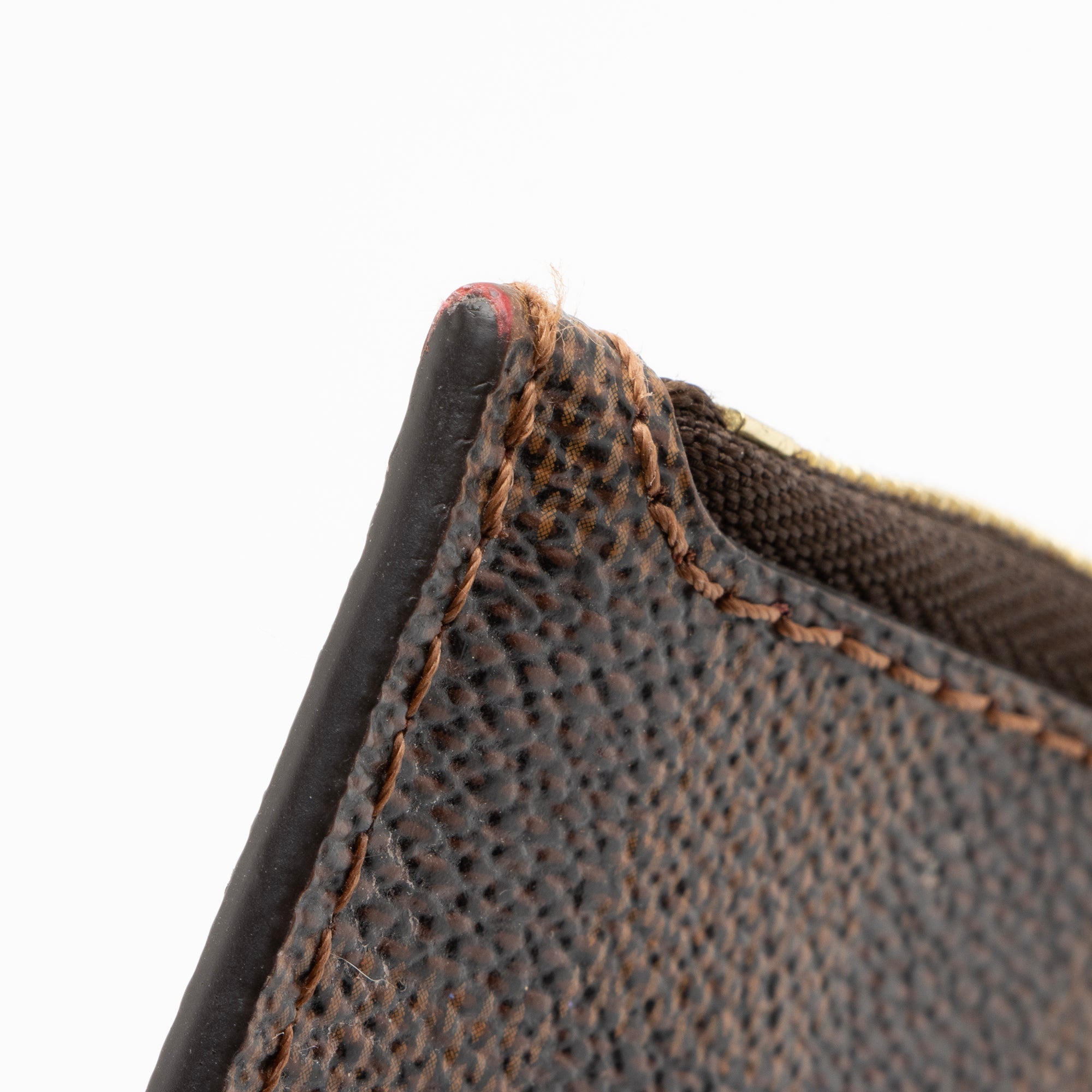 Louis Vuitton Damier Ebene Neverfull MM Pochette (SHF-23456)