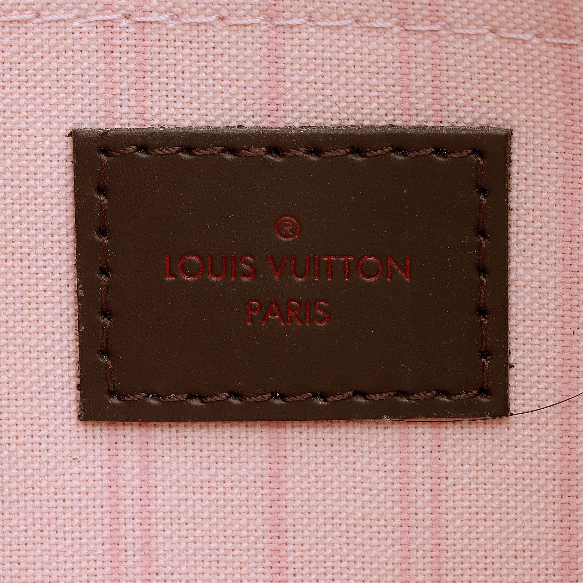 Louis Vuitton Damier Ebene Neverfull MM Pochette (SHF-OvClNn)