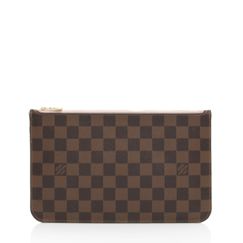 Louis Vuitton Damier Ebene Neverfull MM Pochette (SHF-8JuLUH)