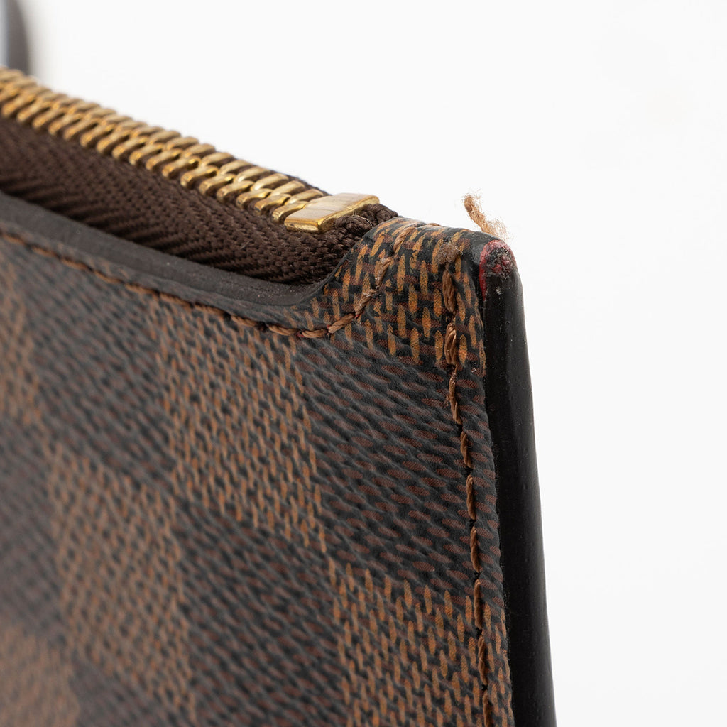 Louis Vuitton Damier Ebene Neverfull MM Pochette (SHF-GOdo3z)