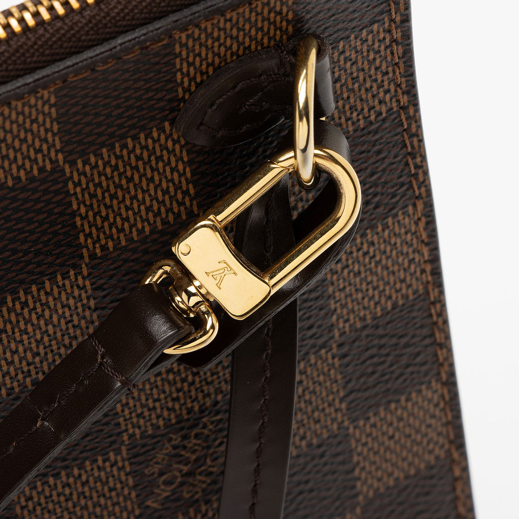 Louis Vuitton Damier Ebene Neverfull MM Pochette (SHF-GOdo3z)