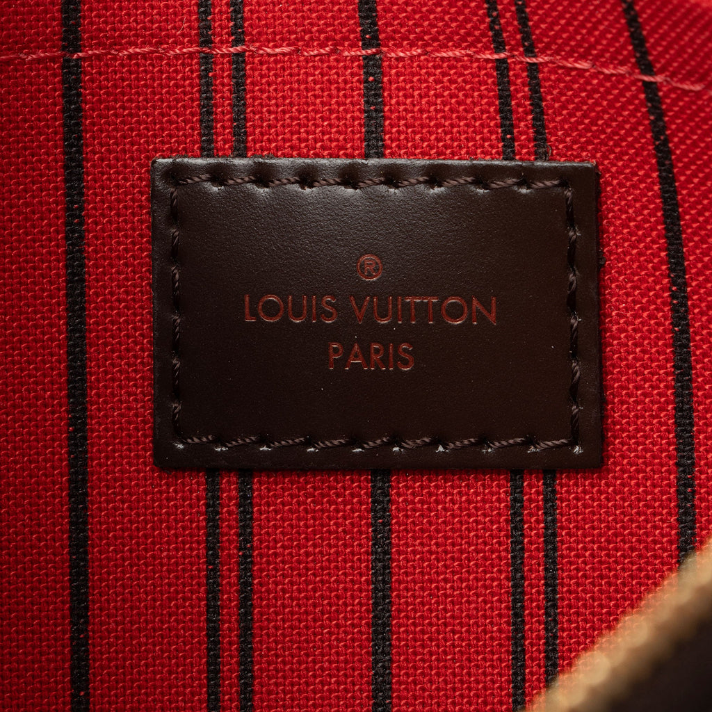 Louis Vuitton Damier Ebene Neverfull MM Pochette (SHF-GOdo3z)