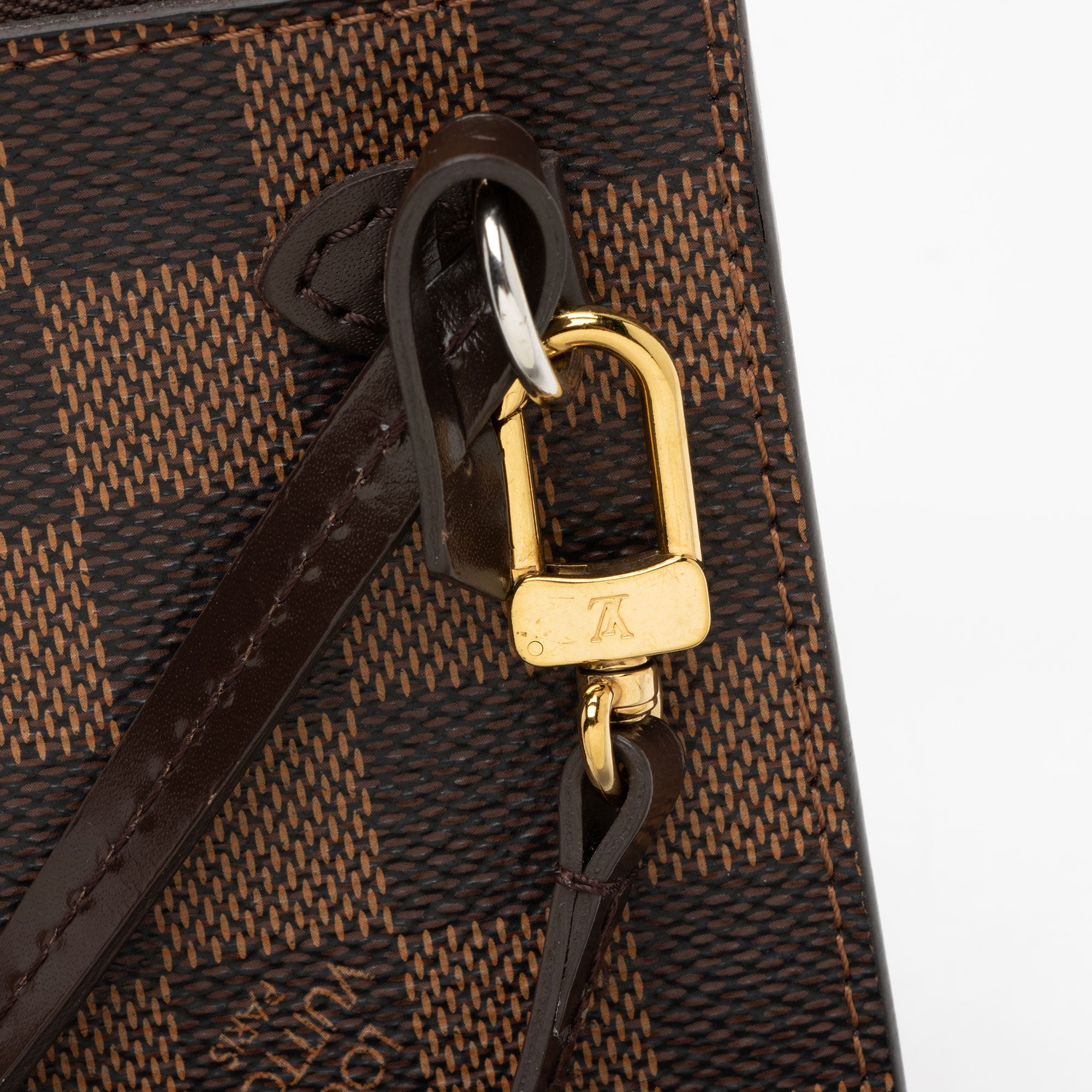 Louis Vuitton Damier Ebene Neverfull MM Pochette (SHF-mofaVU)