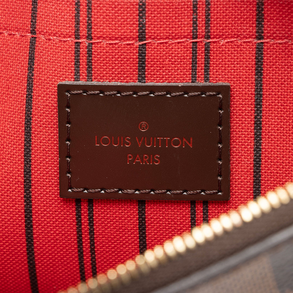 Louis Vuitton Damier Ebene Neverfull MM Pochette (SHF-mofaVU)
