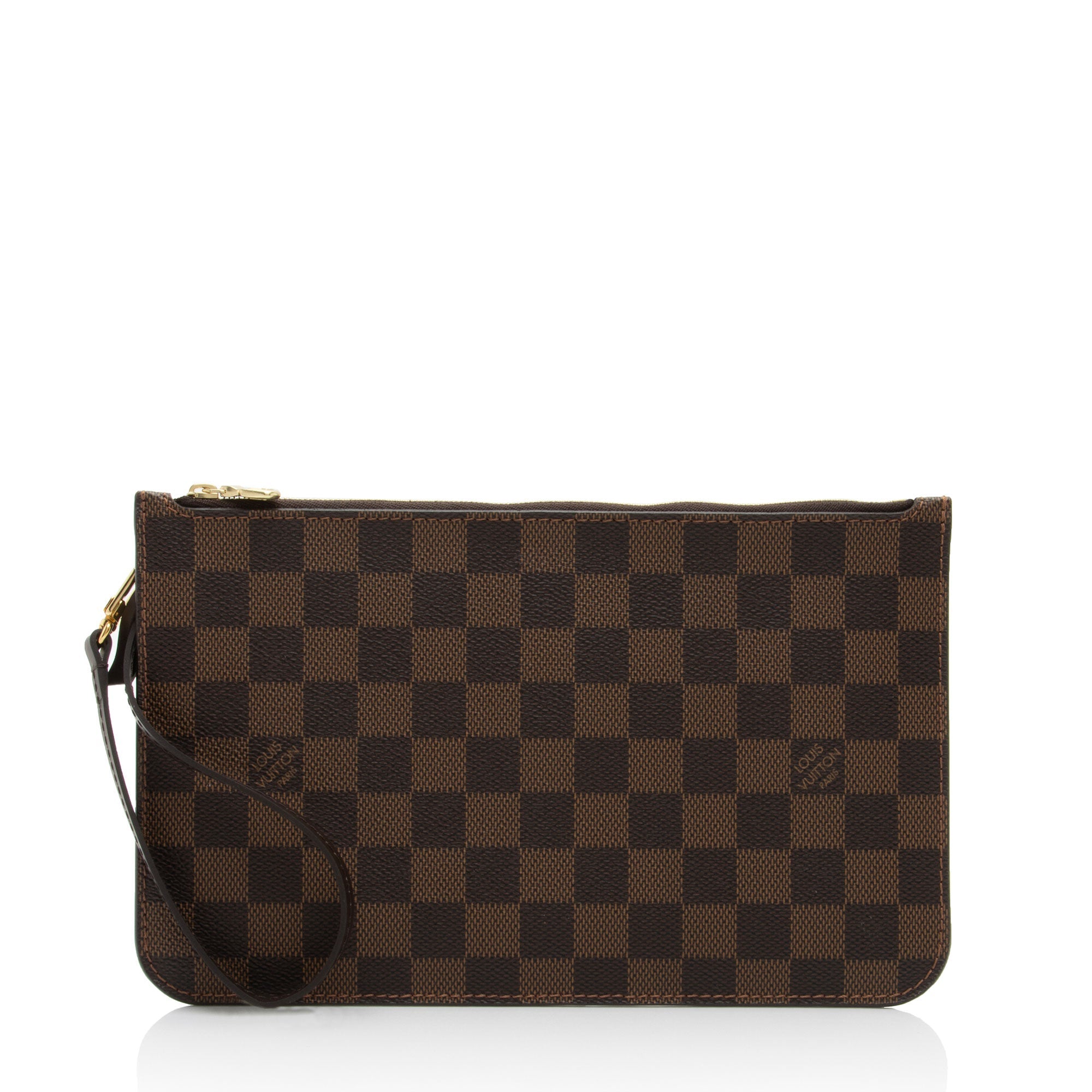 Louis Vuitton Damier Ebene Neverfull MM Pochette (SHF-JnJKpe)