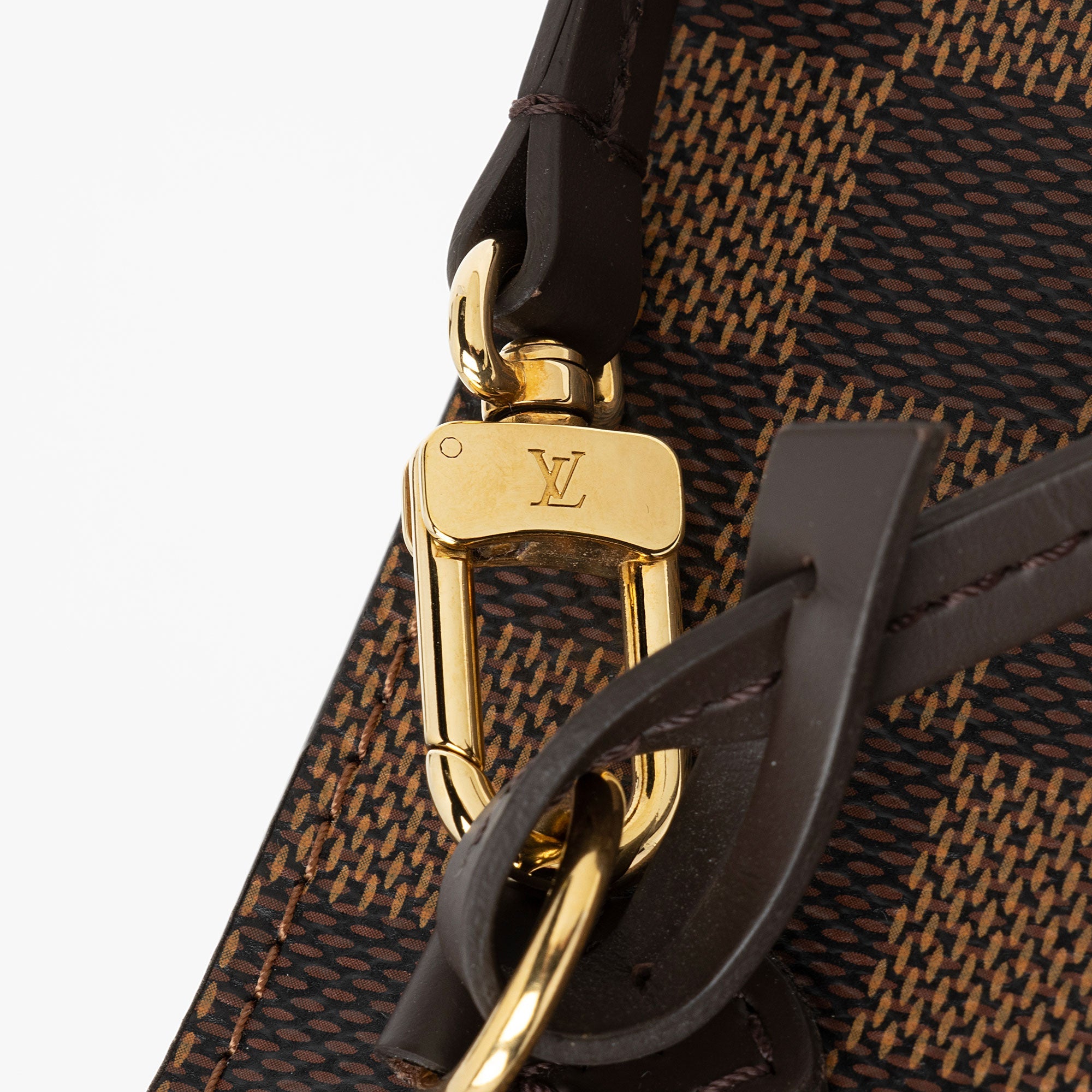 Louis Vuitton Damier Ebene Neverfull MM Pochette (SHF-Sk24c1)
