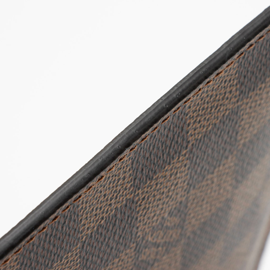 Louis Vuitton Damier Ebene Neverfull MM Pochette (SHF-Sk24c1)