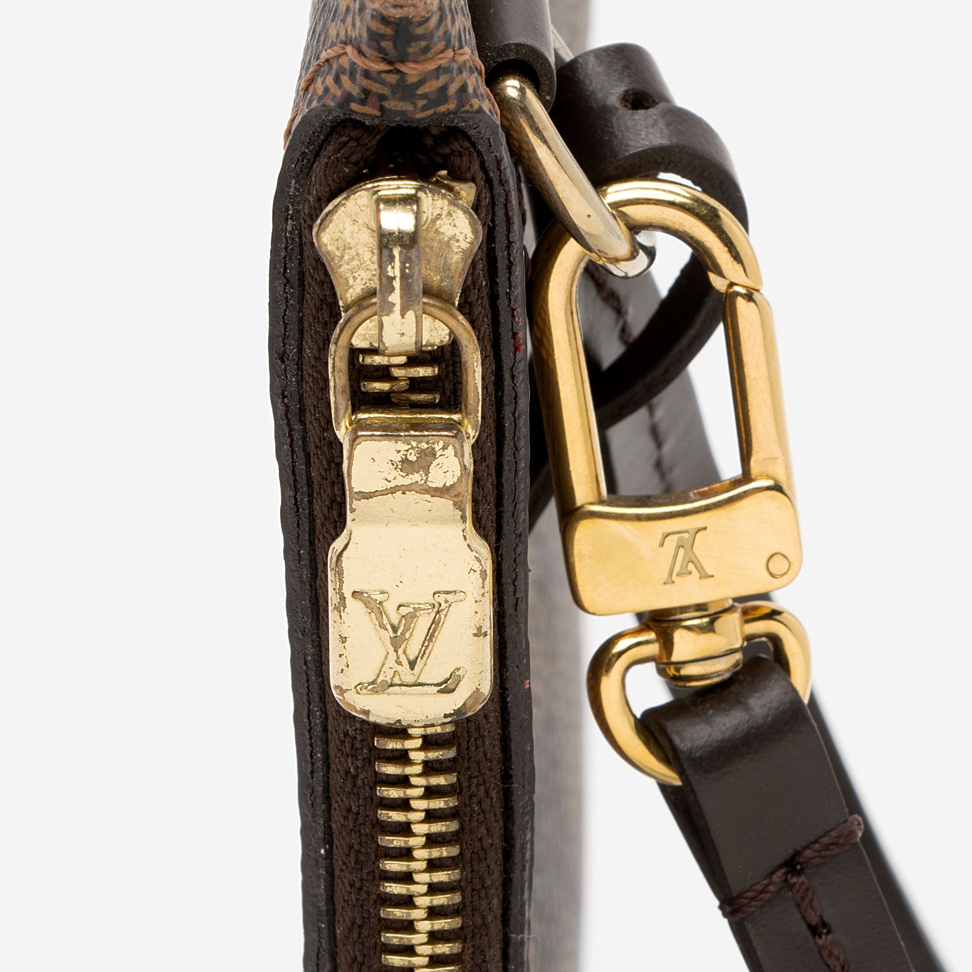 Louis Vuitton Damier Ebene Neverfull MM Pochette (SHF-uRfYF0)