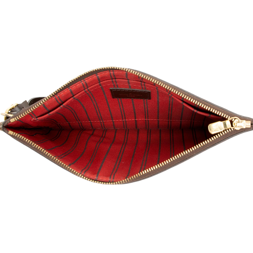 Louis Vuitton Damier Ebene Neverfull MM Pochette