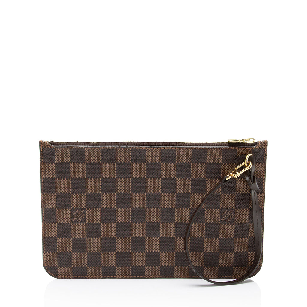 Louis Vuitton Damier Ebene Neverfull MM Pochette