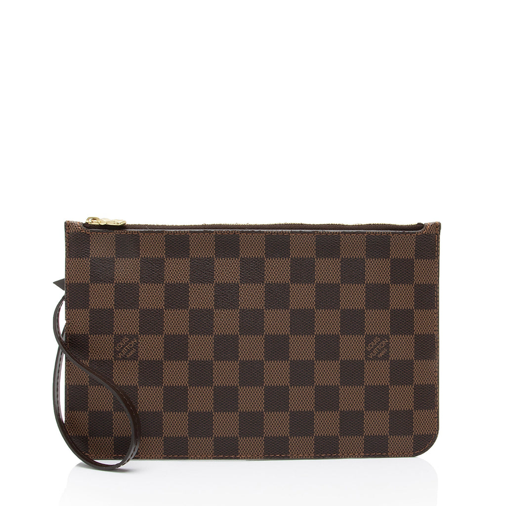 Louis Vuitton Damier Ebene Neverfull MM Pochette
