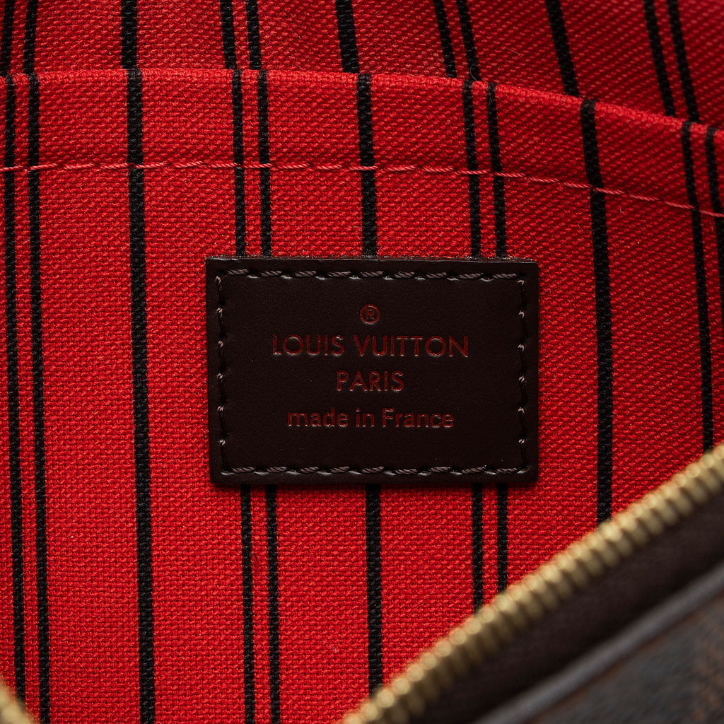 Louis Vuitton Damier Ebene Neverfull MM Pochette
