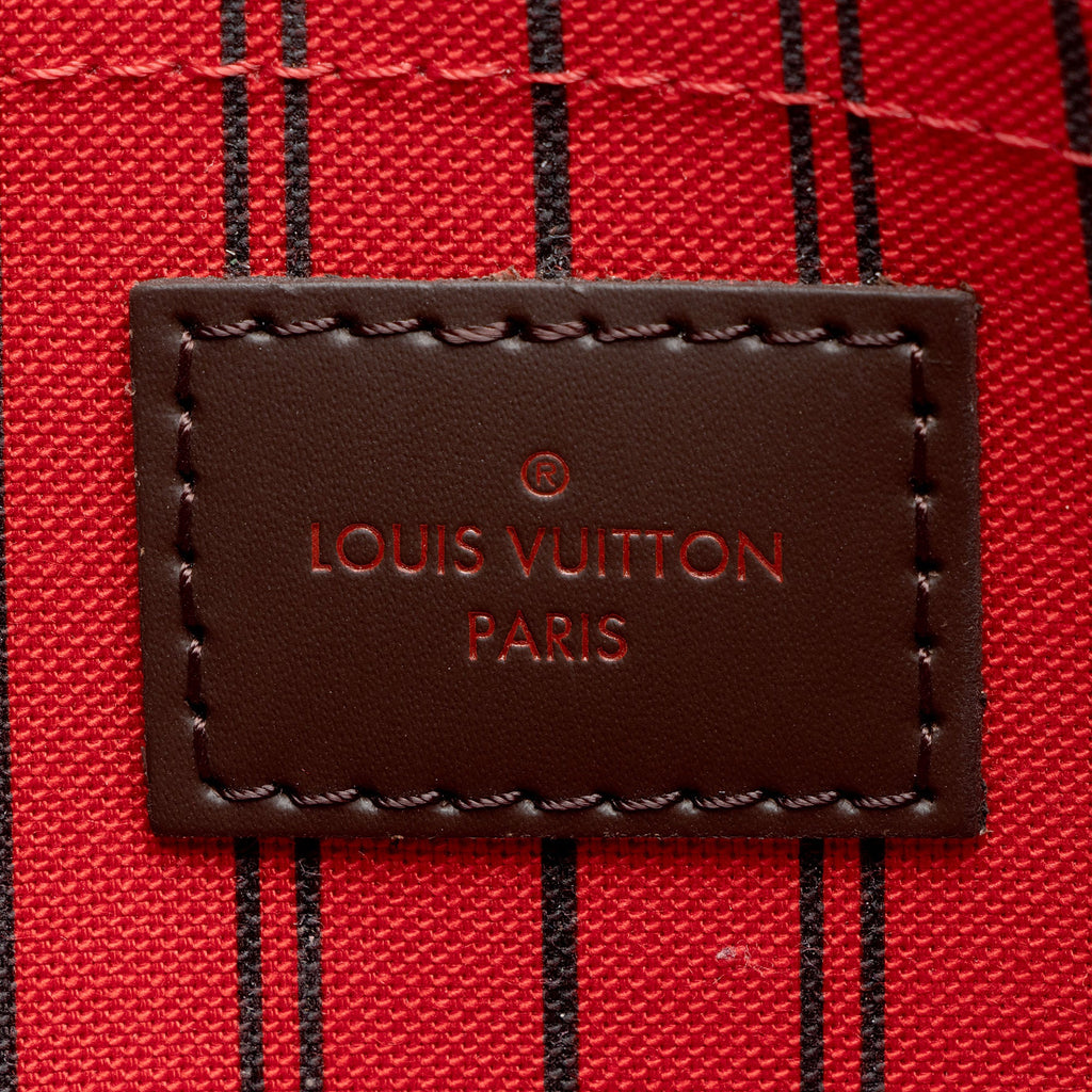 Louis Vuitton Damier Ebene Neverfull MM Pochette