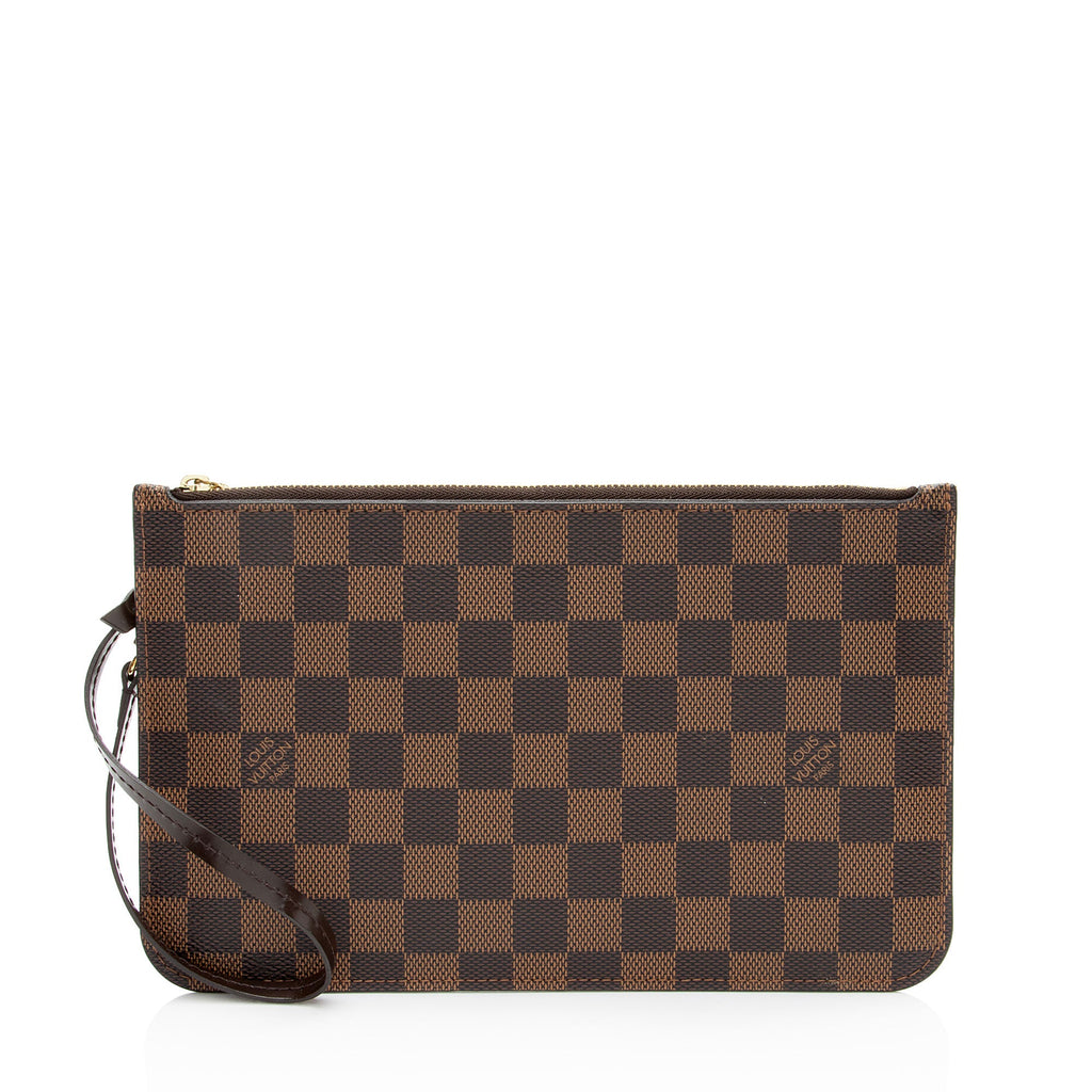 Louis Vuitton Damier Ebene Neverfull MM Pochette