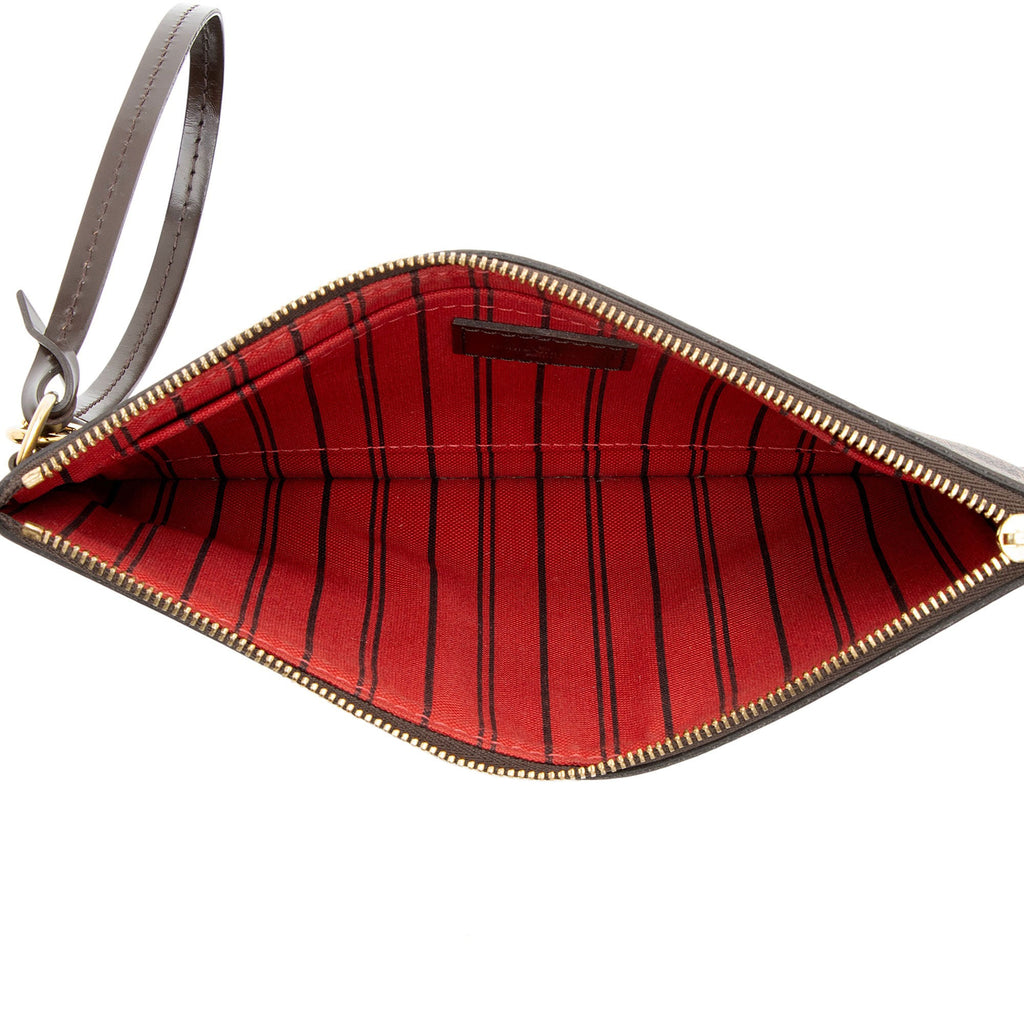 Louis Vuitton Damier Ebene Neverfull MM Pochette