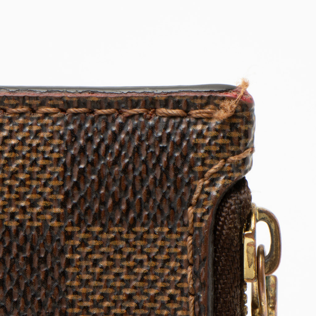 Louis Vuitton Damier Ebene Neverfull MM Pochette