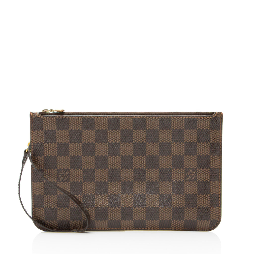 Louis Vuitton Damier Ebene Neverfull MM Pochette
