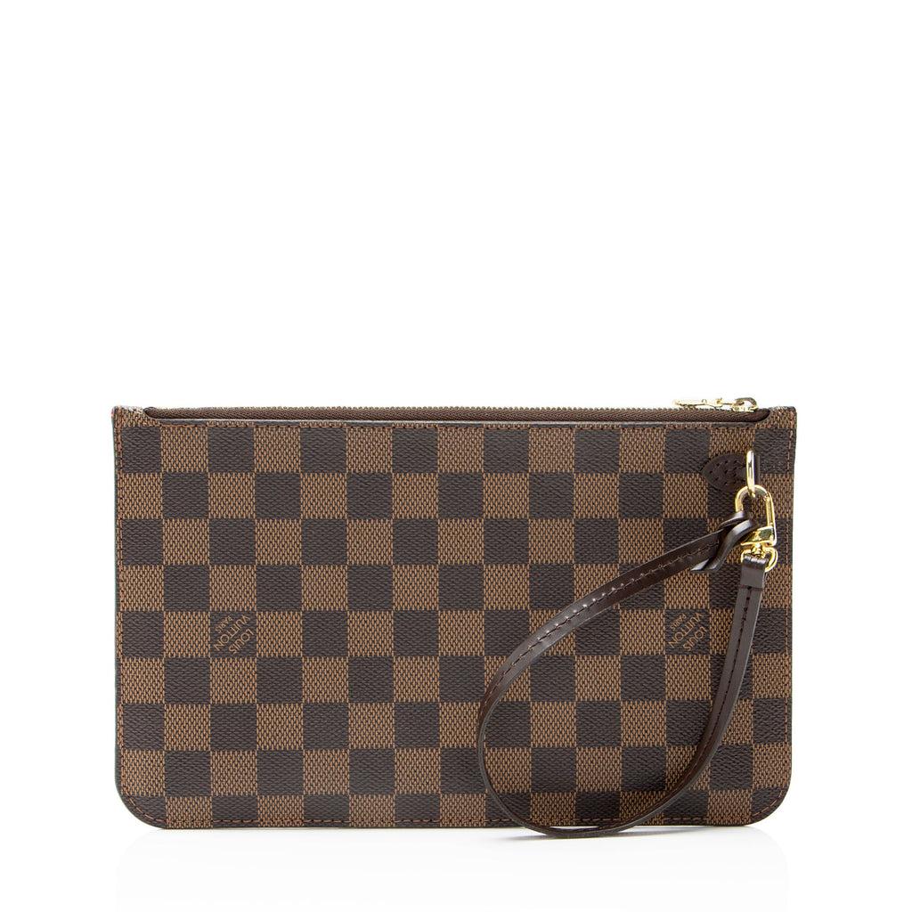 Louis Vuitton Damier Ebene Neverfull MM Pochette