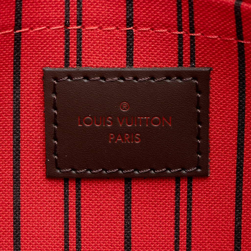 Louis Vuitton Damier Ebene Neverfull MM Pochette