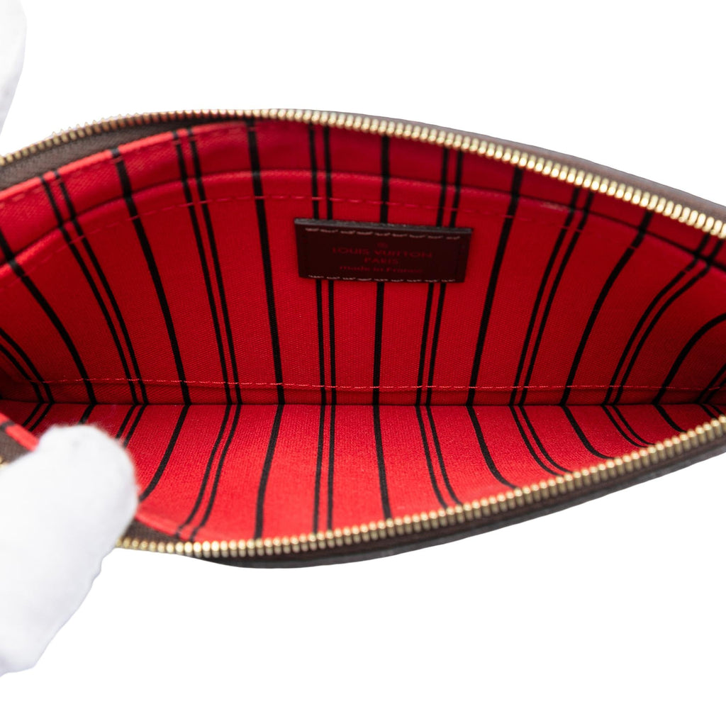 Louis Vuitton Damier Ebene Neverfull MM Pouch