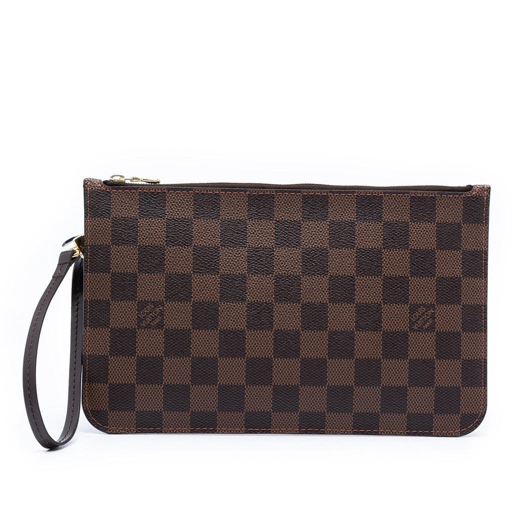 Louis Vuitton Damier Ebene Neverfull MM Pouch