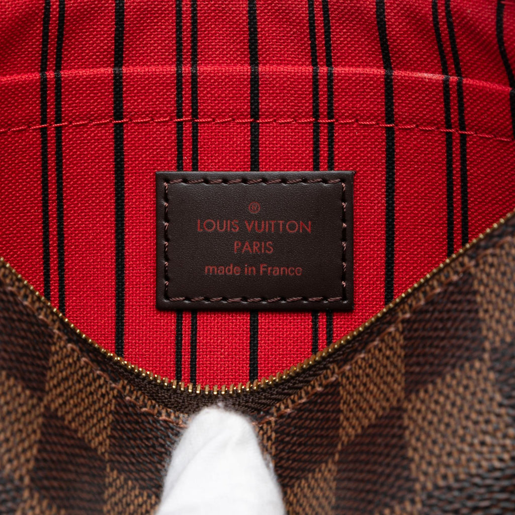 Louis Vuitton Damier Ebene Neverfull MM Pouch