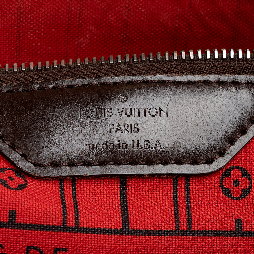 Louis Vuitton Damier Ebene Neverfull MM Tote - FINAL SALE (SHF-19520)