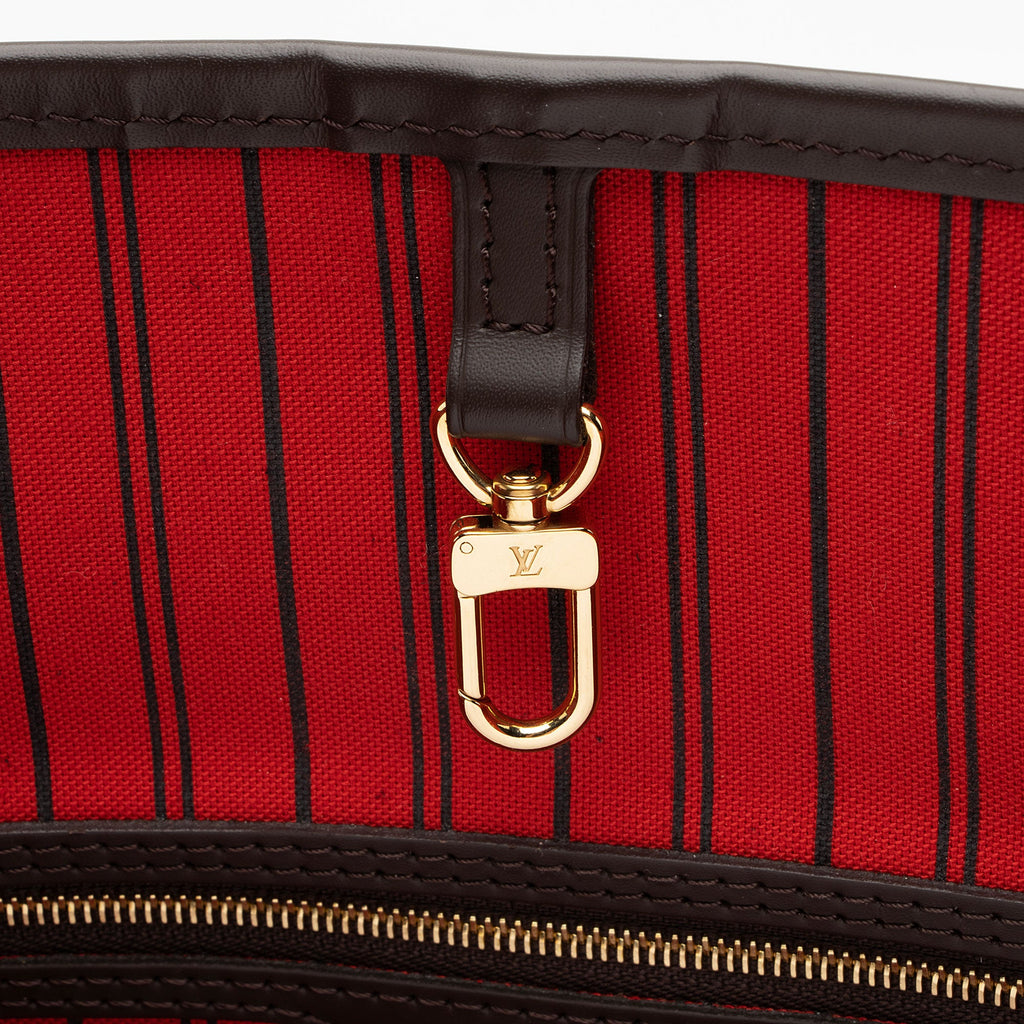 Louis Vuitton Damier Ebene Neverfull MM Tote (SHF-BrNtNW)