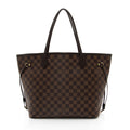 Louis Vuitton Damier Ebene Neverfull MM Tote (SHF-BrNtNW)