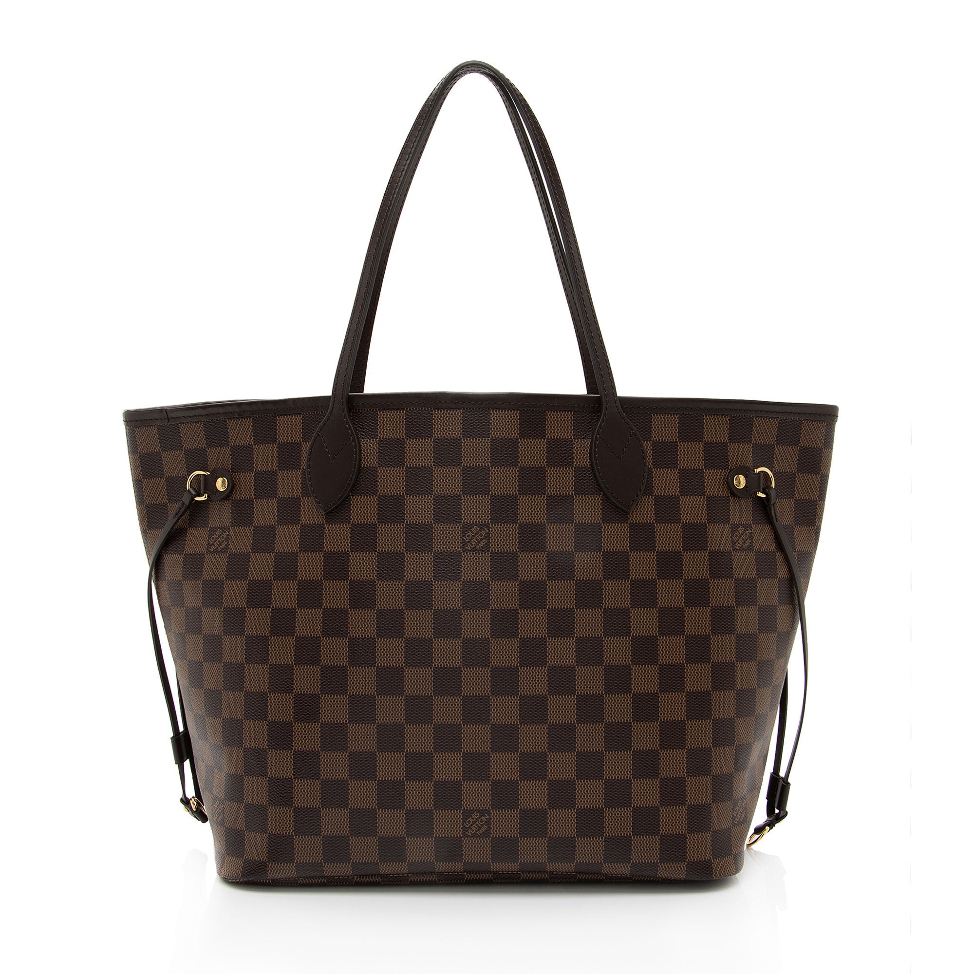 Louis Vuitton Damier Ebene Neverfull MM Tote (SHF-BrNtNW)