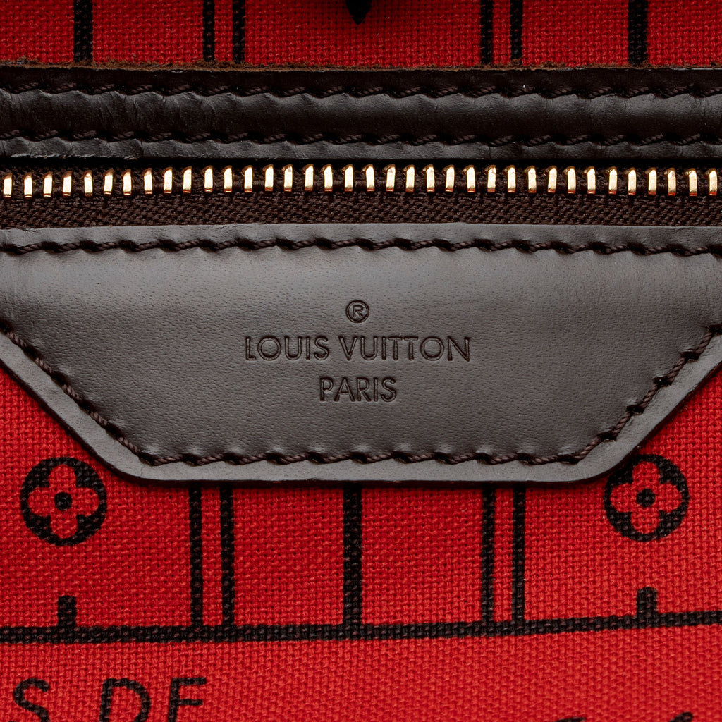 Louis Vuitton Damier Ebene Neverfull MM Tote (SHF-O62sUL)