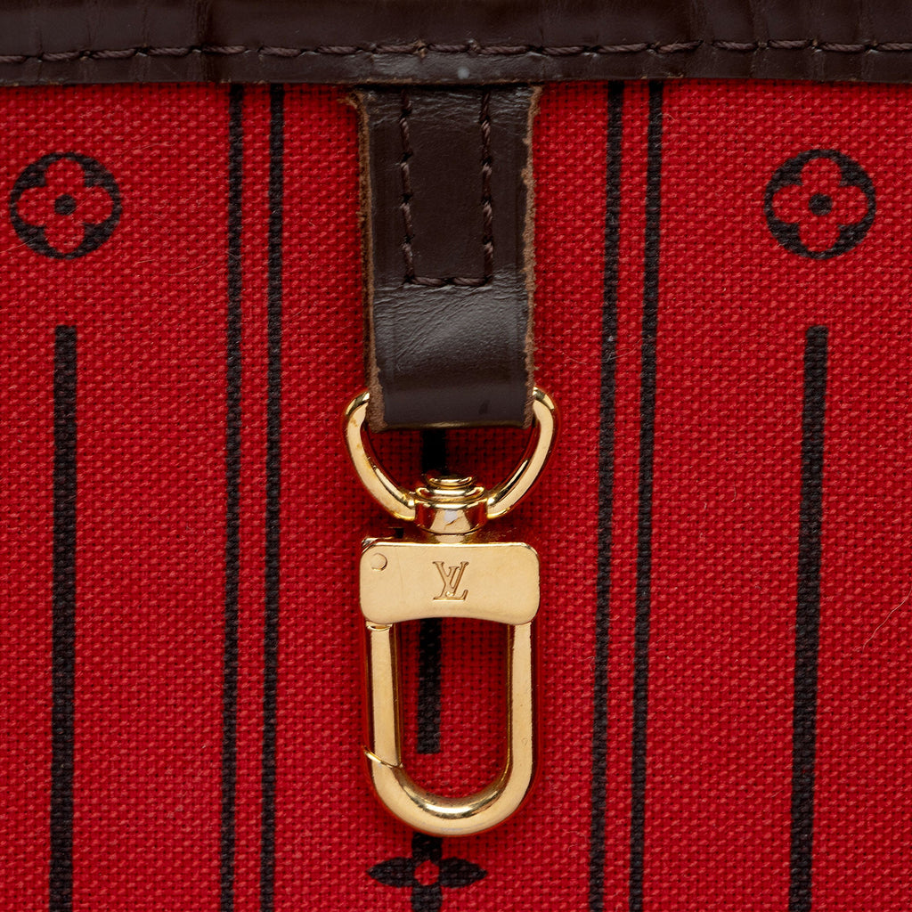 Louis Vuitton Damier Ebene Neverfull MM Tote (SHF-We5zC7)