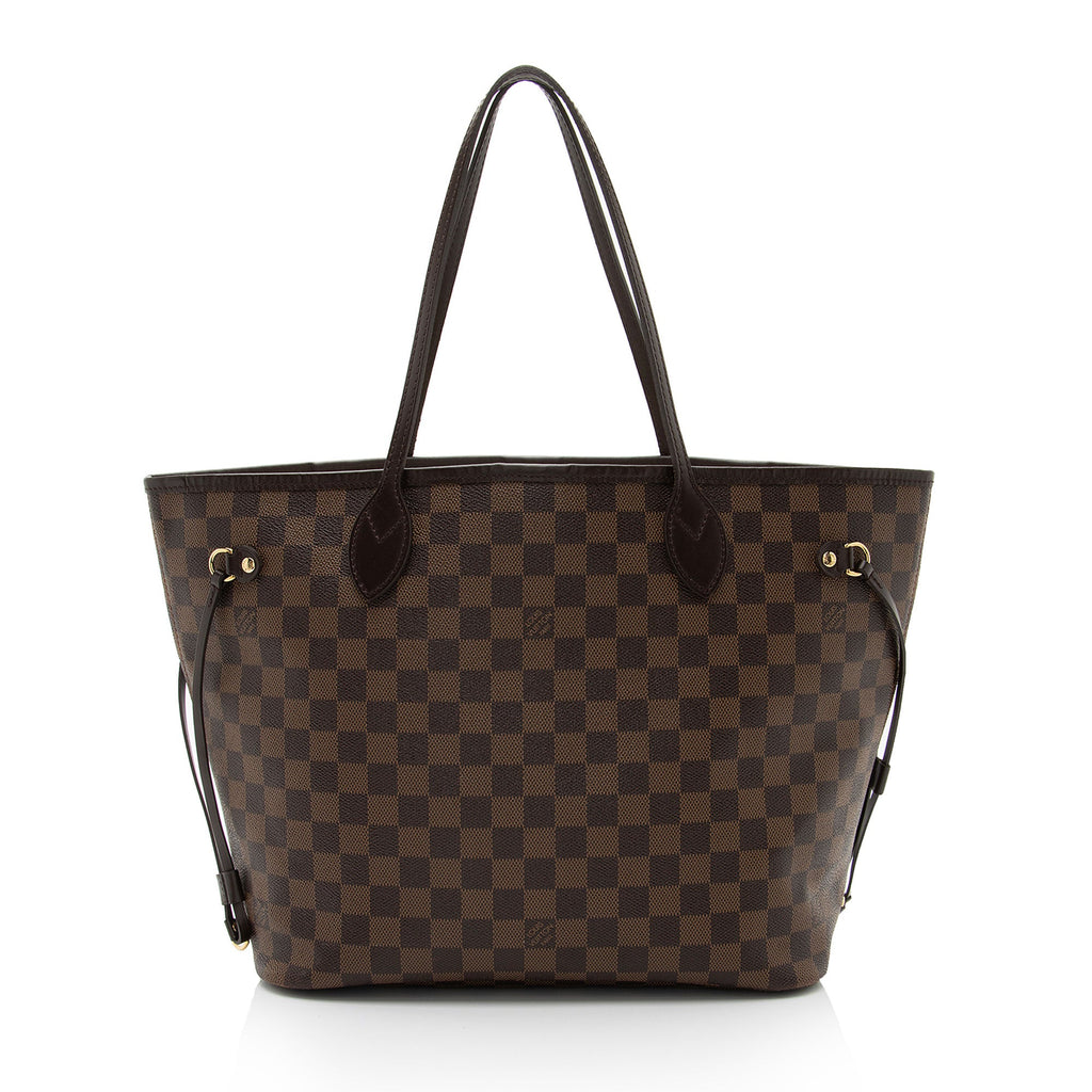 Louis Vuitton Damier Ebene Neverfull MM Tote (SHF-DL3qA5)