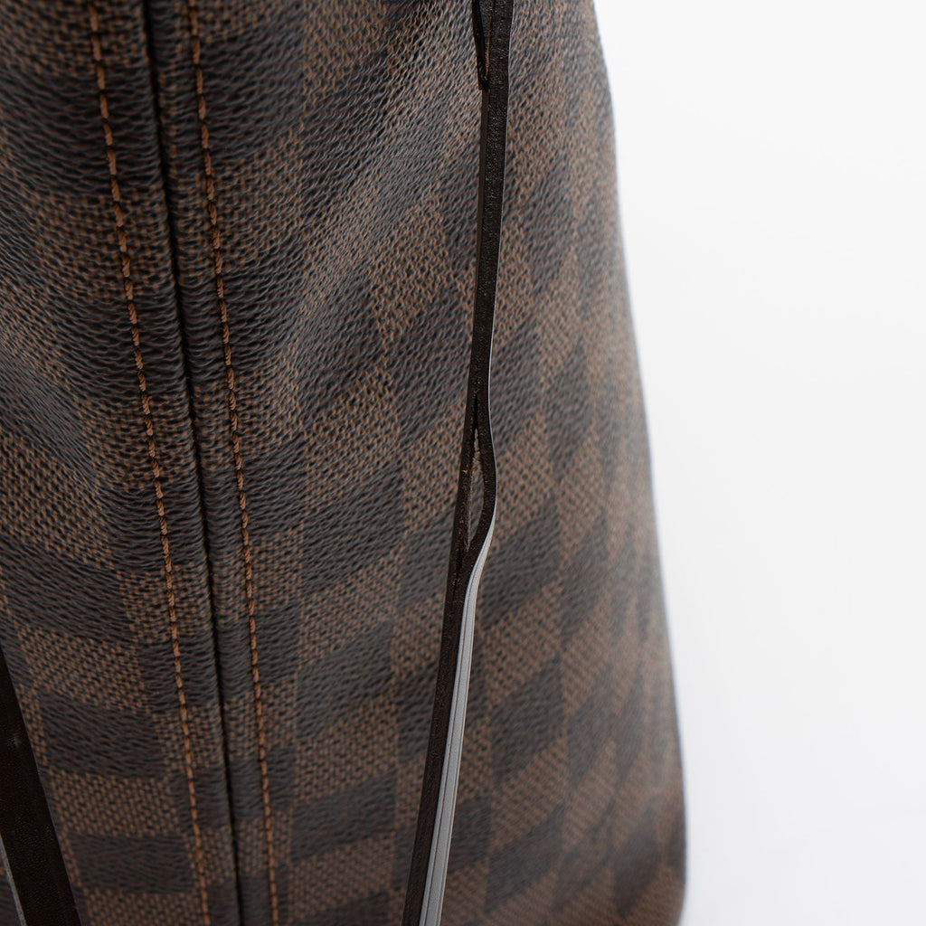Louis Vuitton Damier Ebene Neverfull MM Tote (SHF-T7BKnj)