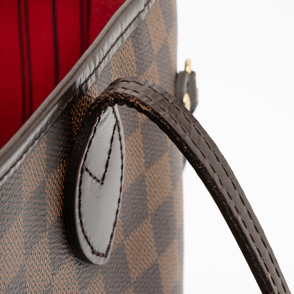 Louis Vuitton Damier Ebene Neverfull MM Tote