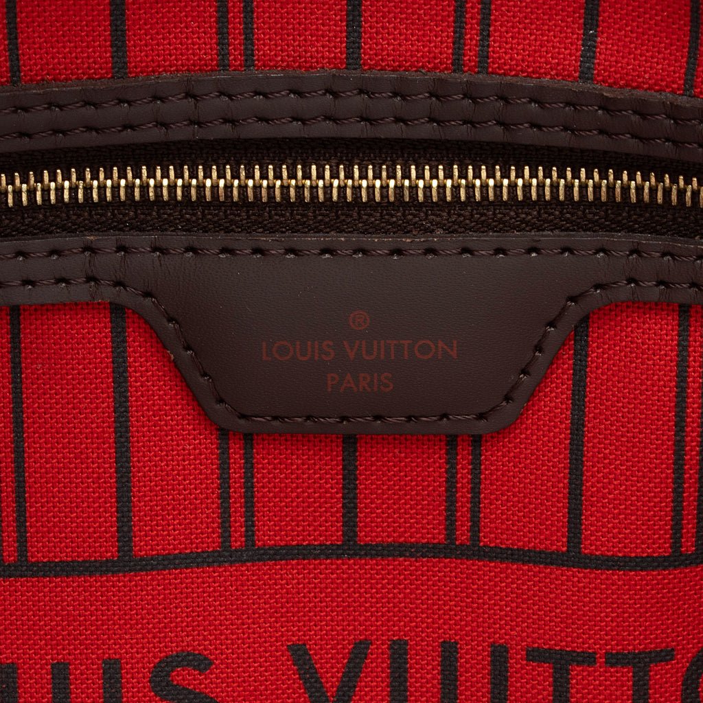 Louis Vuitton Damier Ebene Neverfull MM Tote