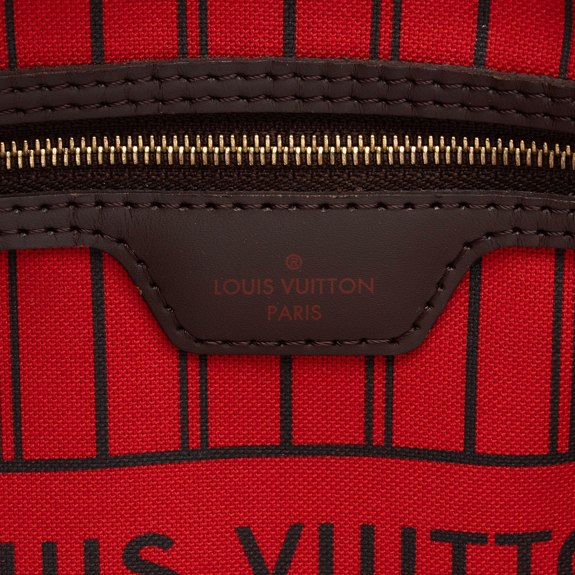 Louis Vuitton Damier Ebene Neverfull MM Tote