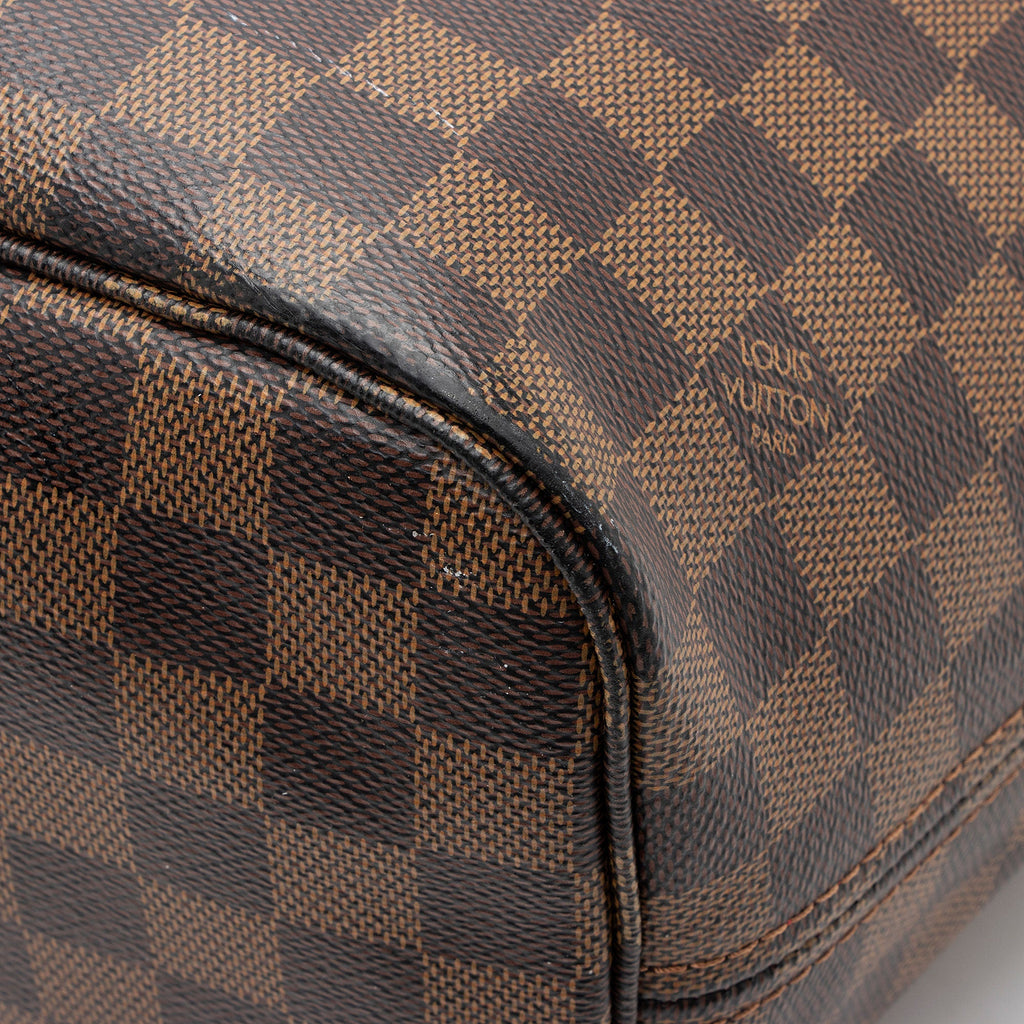 Louis Vuitton Damier Ebene Neverfull MM Tote