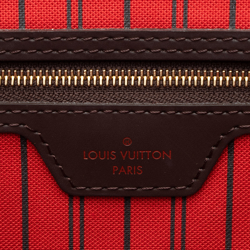 Louis Vuitton Damier Ebene Neverfull MM Tote