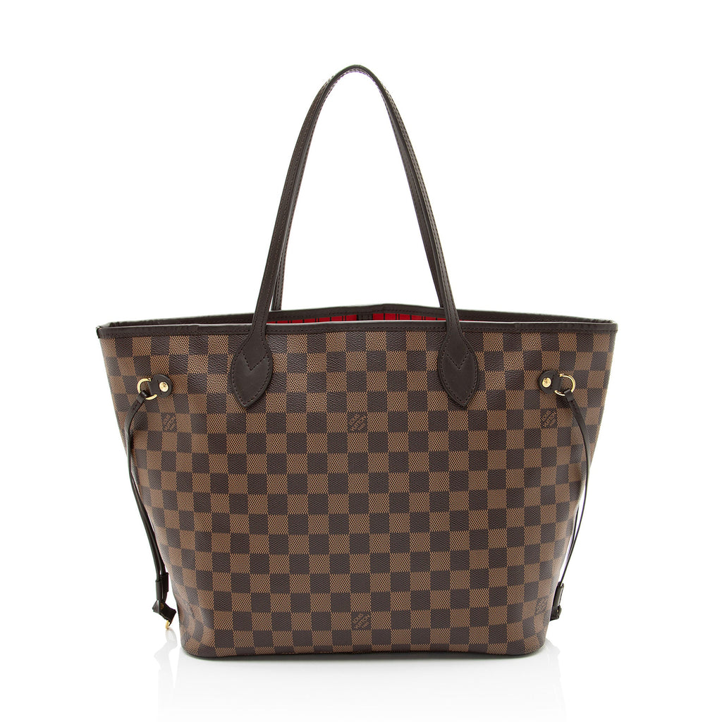 Louis Vuitton Damier Ebene Neverfull MM Tote