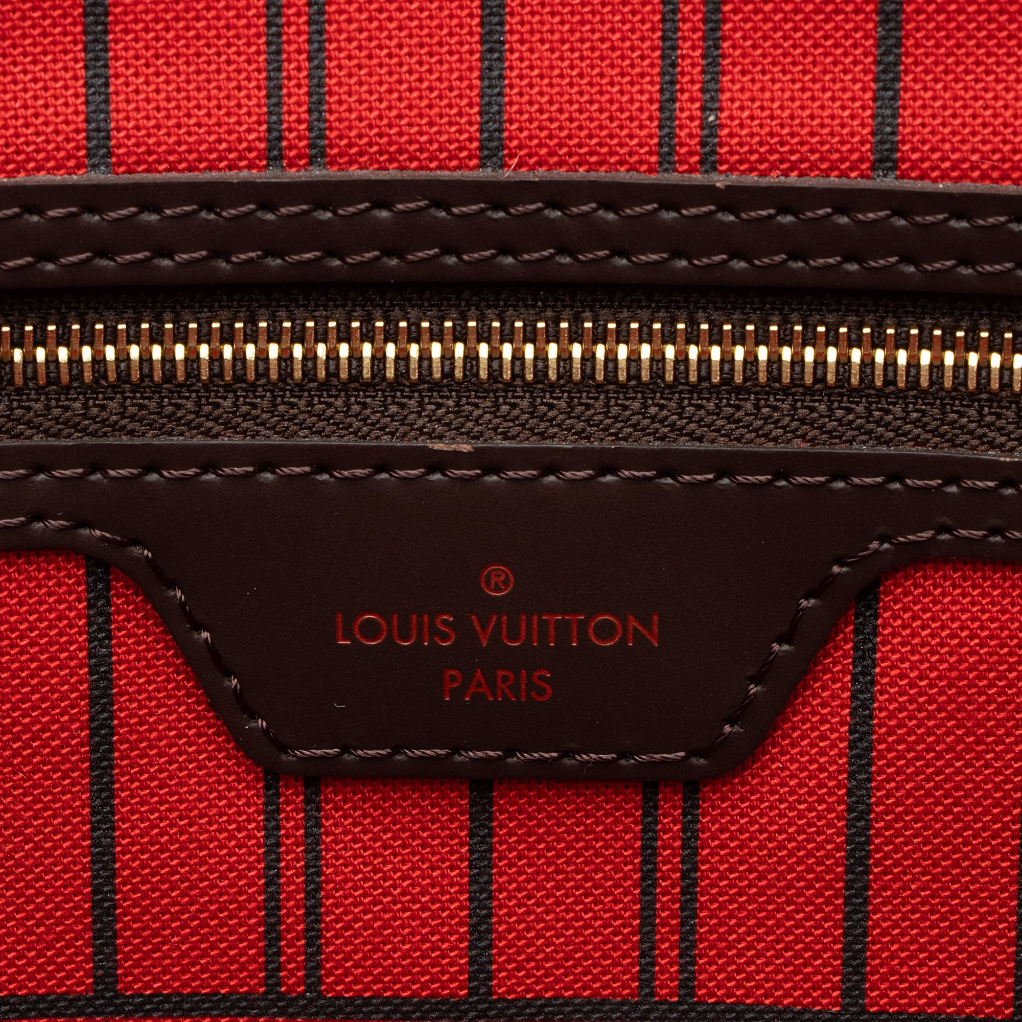Louis Vuitton Damier Ebene Neverfull MM Tote